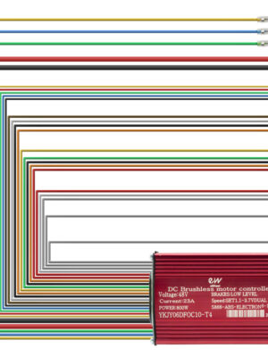 48V 23A 800W 6-12-18-25km/h (CON cable de limitación) Smartgyro Speedway/Rockway homologado