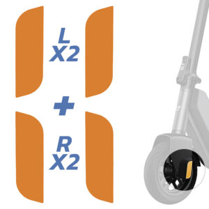 Adhesivo reflectante R Y L embellecedor original Niu KQi1 Pro - 4uds