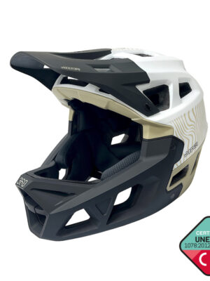 Casco INTEGRA Sport blanco - verde militar L