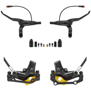 Kit de freno hidráulico negro Y5 Delantero L trasero R [NUTT]