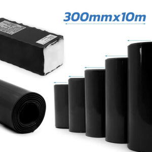 Termorretráctil negro 300m 10M