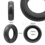 Rueda maciza 10x2,5-6,1 [Cityneye] - negro - Imagen 2