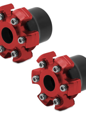 Protector decorativo anticaídas para eje motor o llanta EWTB-006 rojo