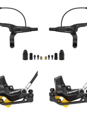 Kit de freno hidráulico negro Y5 Delantero R trasero R [NUTT]