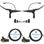 Kit de freno hidráulico negro Y5 Delantero R trasero R [NUTT] - Imagen 5