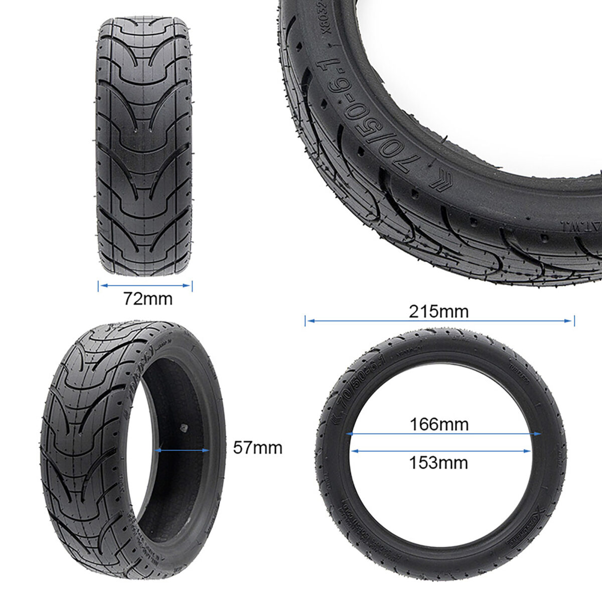 Neumático tubeless 70/50-6,1 Cityroad [Xuancheng] - Imagen 2