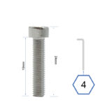 TORNILLO LLANTA DUALTRON MINI 30 UNDS - Imagen 2