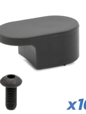 Gancho guardabarros trasero negro para Ninebot Max G30 pack de 10