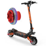 Pieza anticaída para patinete EWTB-005 rojo - Imagen 4