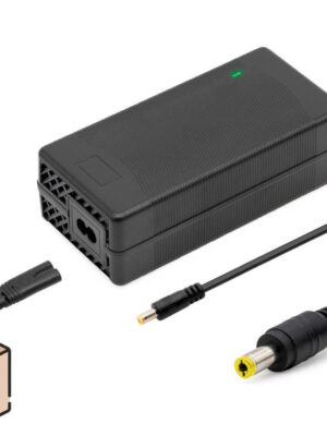 Cargador 48V (salida 54,6v) 2A conector DC 5,5x2,1mm