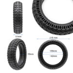 Rueda maciza Perforada 9x2,25-6,1 [Cityneye] - negro - Imagen 2