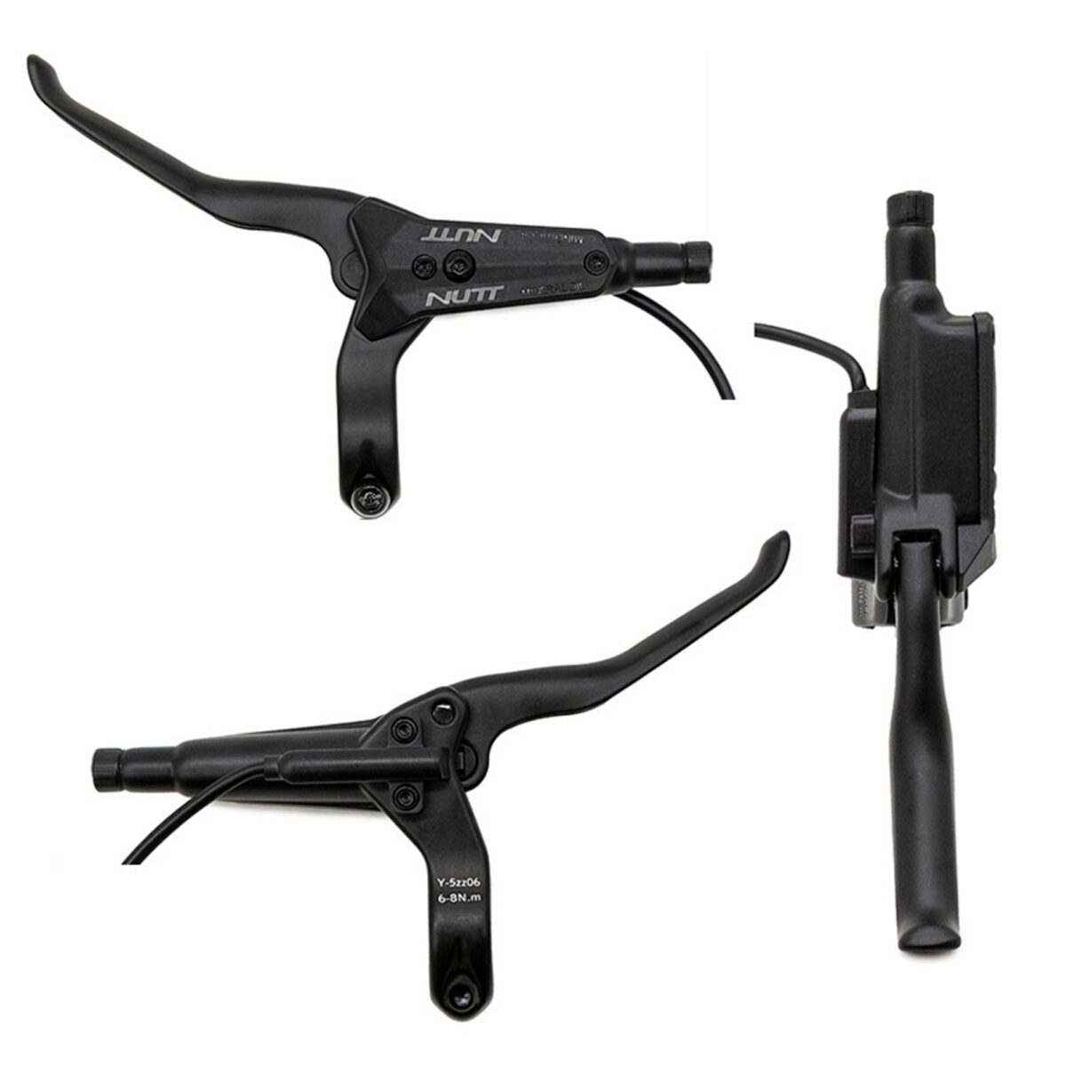 Kit de freno hidráulico negro Y5 NUTT delantero L trasero L - Imagen 5