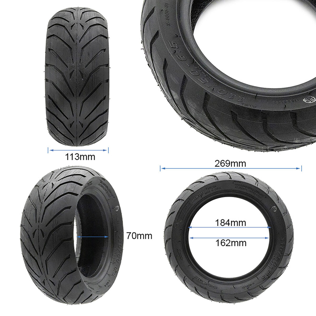 Neumático tubeless 110/50-6,5 Cityroad Xuancheng - Imagen 2