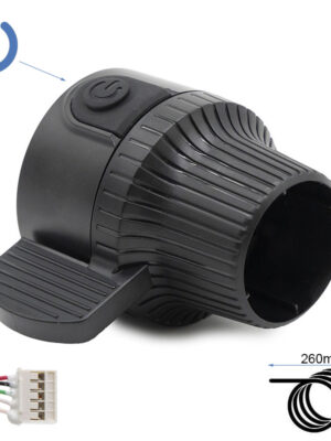 Acelerador con botonera de encendido Kukirin G2/3/4 (Sin logo)