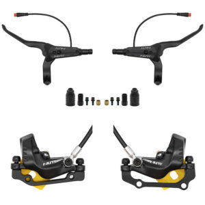 Kit de freno hidráulico negro Y5 Delantero R trasero L [NUTT]