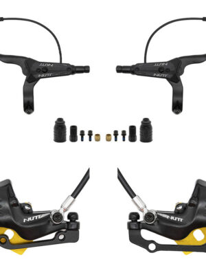 Kit de freno hidráulico negro Y5 Delantero R trasero L [NUTT]