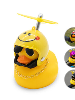 PTO-009 Pato casco hélice emoji