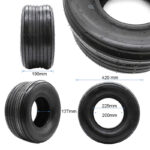 Neumático tubeless 18x9,5-8 / 225/55-8 liso [Feiben] - Imagen 2