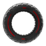 Rueda maciza 9x3-5,5 línea roja-negra [Amitor] - Imagen 3