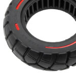 Rueda maciza 9x3-5,5 línea roja-negra [Amitor] - Imagen 5