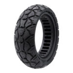 Rueda maciza 10x3,0/255x80 (80/65-6) negra [Amitor]