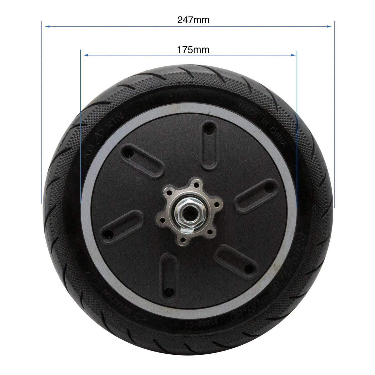 Ewheel motor 48V 800W 6,5/B45 con rueda maciza para patinete eléctrico - Imagen 2