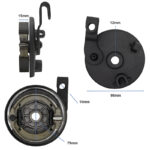 Ewheel freno de tambor Xiaomi Mi Electric Scooter 5 Max original recambio - Imagen 2