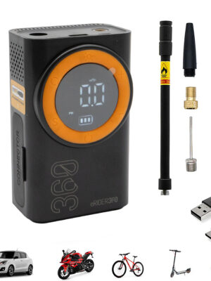 AIR-008 Inflador eléctrico portátil función Power Bank