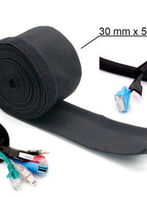 Funda de tela para cables 5M - 30mm diametro