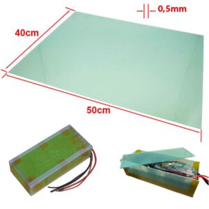 Plancha fibra de vidrio 50x40cm