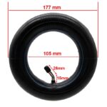 Cámara de aire 200x50 VC 135x45º [Ewheel] - Imagen 5