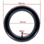 Cámara de Aire 10x2,125 VC 90x90º Reforzada Ewheel - Imagen 6