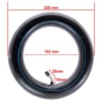 Cámara aire 10x2,125 VC 135x45º  [Ewheel] - Imagen 5