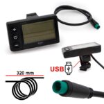 Display S866 con conector waterproof - con puerto USB [Ewheel]