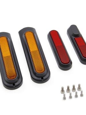 Catadióptrico negro con reflector amarillo/rojo para Xiaomi Mi4 Pro