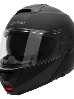 Casco modular de carretera con visor solar integrado.