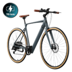 Cecotec bicicleta eléctrica urbana Sprint Silver E-bike 28” 70 km Shimano Altus
