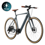 Cecotec bicicleta eléctrica urbana Sprint Silver E-bike 28” 70 km Shimano Altus