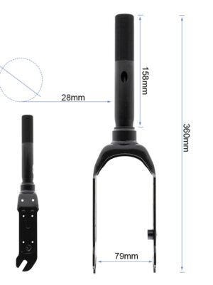 Horquilla delantera del E2 Pro E