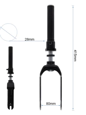 Horquilla delantera original Ninebot Max G2 E - version 2025