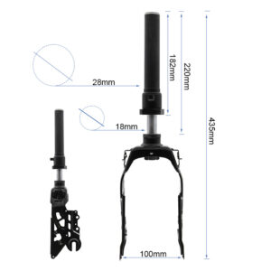 Amortiguador delantero de horquilla del Ninebot F3