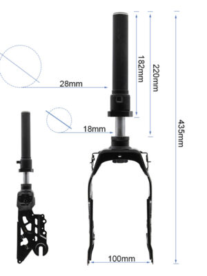 Amortiguador delantero de horquilla del Ninebot F3