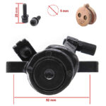 Pinza de freno CT005-M08 mecánica L 50mm negra para Ninebot series F y D