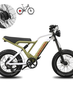 COMMANDO ebike FATBIKE Marrón militar