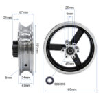 Llanta 6” Bisel 34mm Kugoo Kirin M4 con Rodamientos - Imagen 2