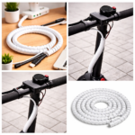 RiuScooter Organizador de Cables en Espiral, Funda Protectora para Cables de , Blanco - Imagen 2