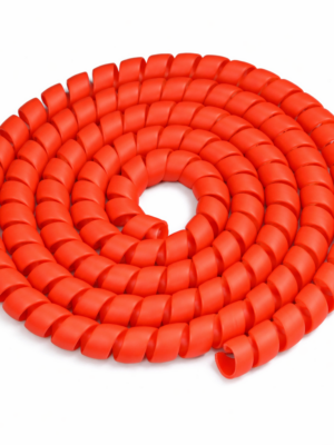 RiuScooter Organizador de Cables en Espiral, Funda Protectora para Cables de Patinete Eléctrico, Rojo