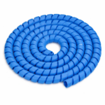 RiuScooter Organizador de Cables en Espiral, Protector para Cables de , Azul