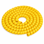 RiuScooter Manga Espiral Organizadora de Cables Plástico Resistente, Amarillo