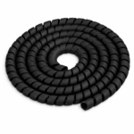 RiuScooter Organizador de Cables en Espiral, Manga Protectora Negro